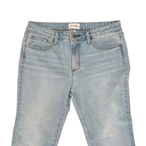 DRIFTWOOD Colette Embroidered Floral Cuff Jeans Size 10 - Picture 2 of 9